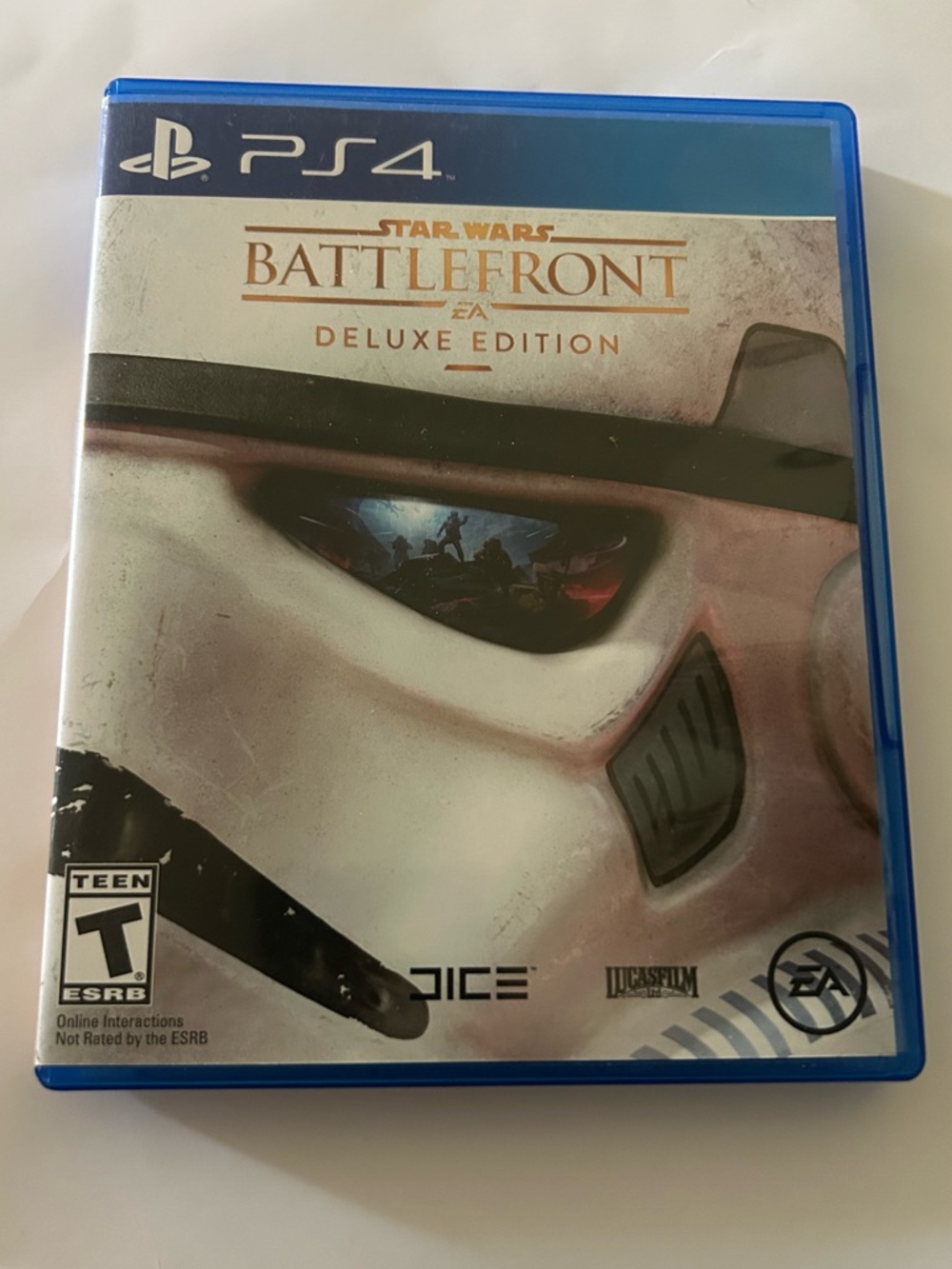 Star Wars Battlefront Deluxe Edition PS4 - White Cover Art Video Game